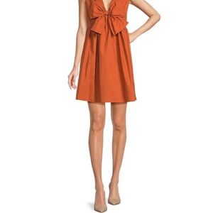 Chic Orange Mini Dress